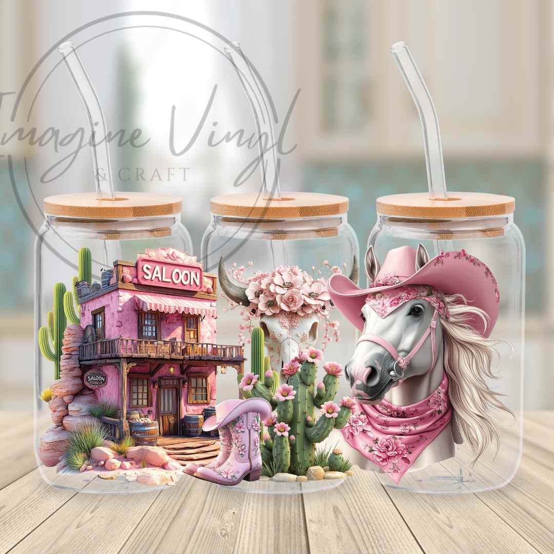 16oz UV DTF Wild West