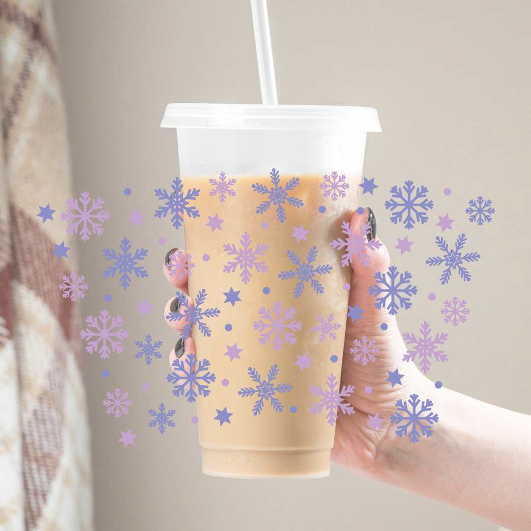 UVDTF 24oz Christmas Cold Cup Wraps