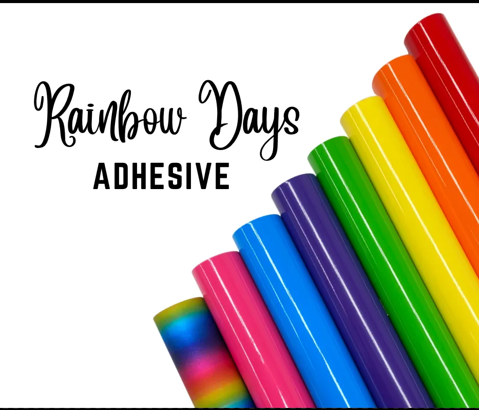 Rainbow days adhesive pack.