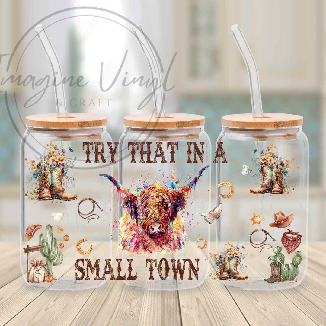 16oz UV DTF Wild West