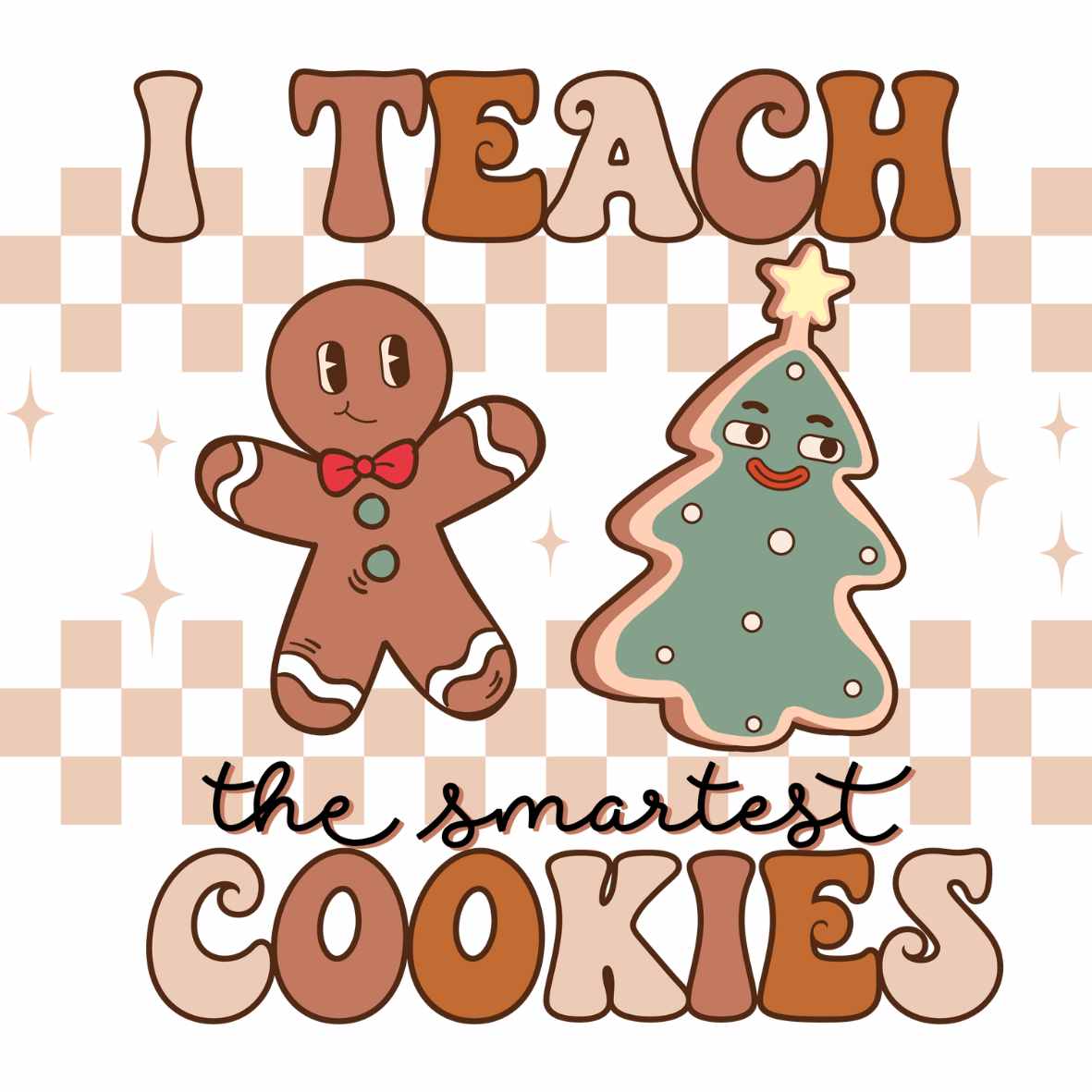 UV DTF Teacher Christmas Decals
