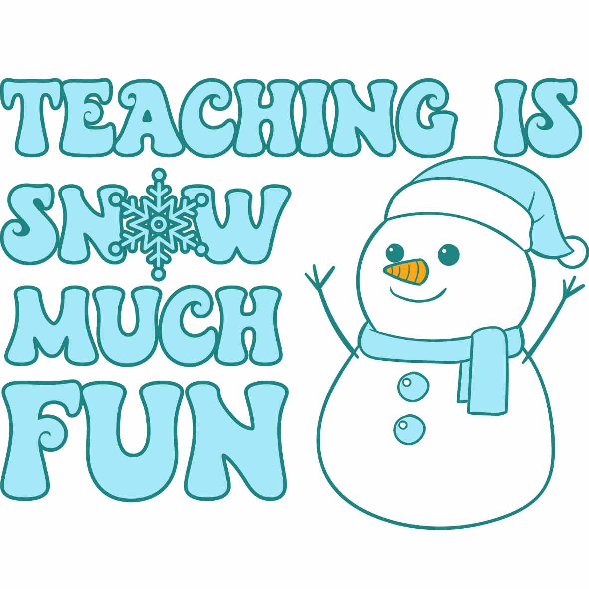 UV DTF Teacher Christmas Decals