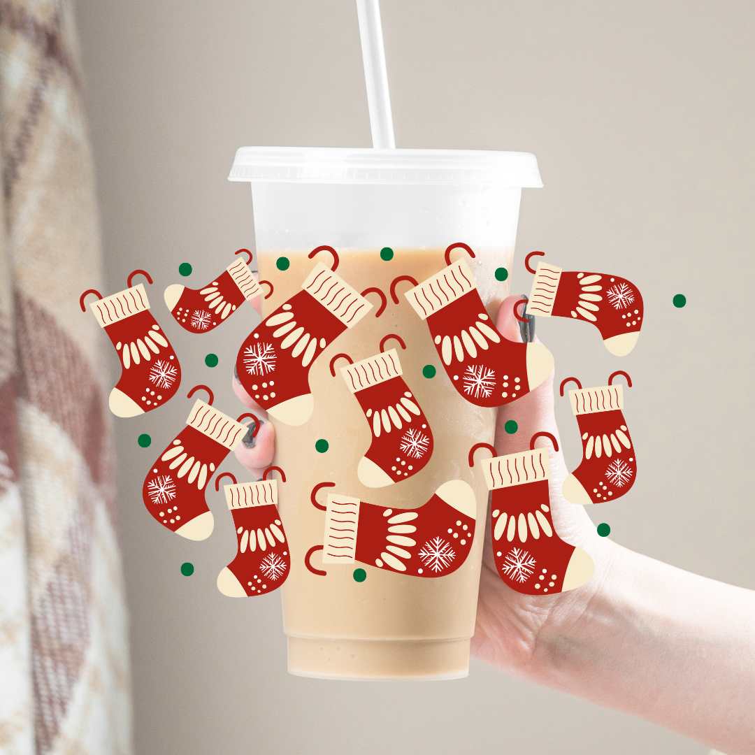 UVDTF 24oz Christmas Cold Cup Wraps