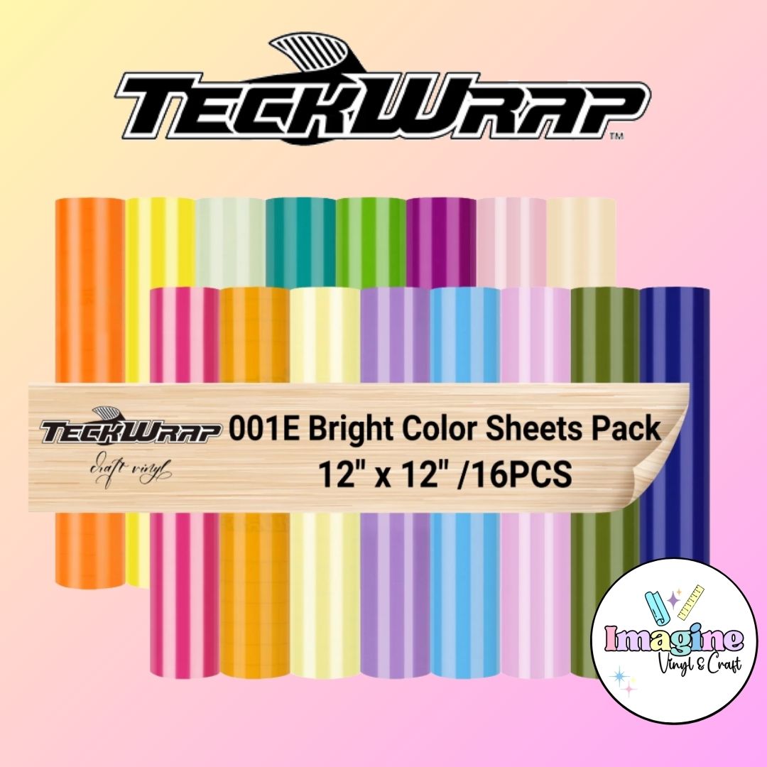 Economical Brights Adhesive Vinyl Pack - Teckwrap