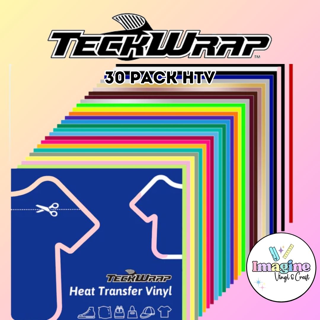 30PCS HTV Teckwrap Imagine Vinyl