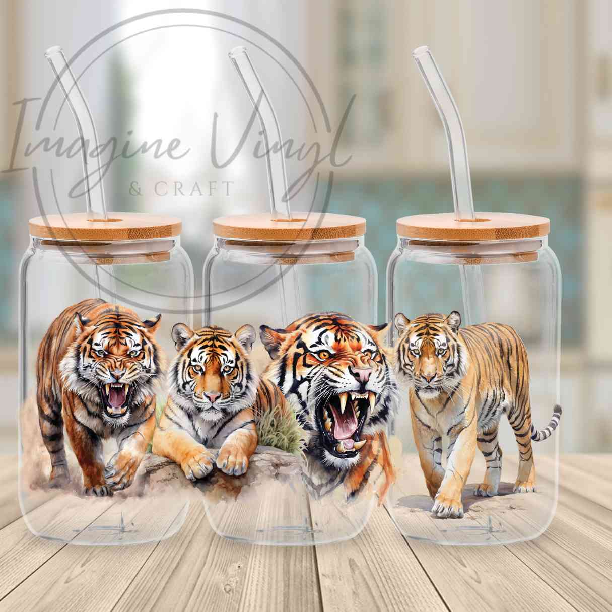 16oz UV DTF - Animal Kingdom