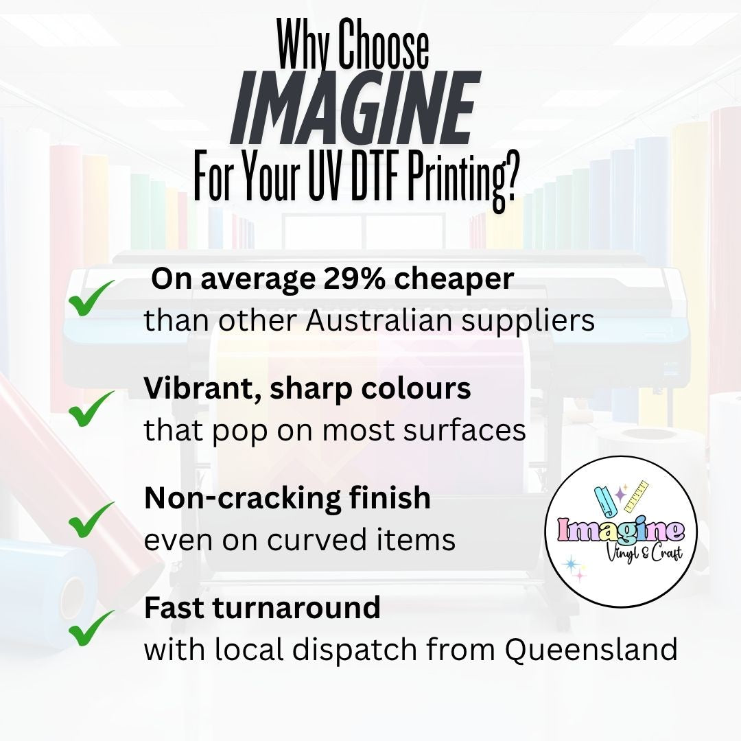 BUILD a UV DTF Gang Sheet (Self Adhesive)