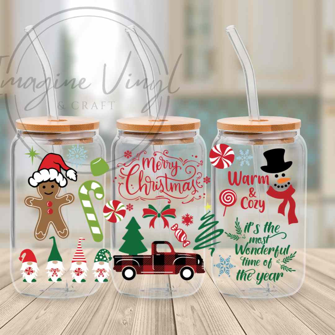 16oz Christmas Cup Wraps Volume 1