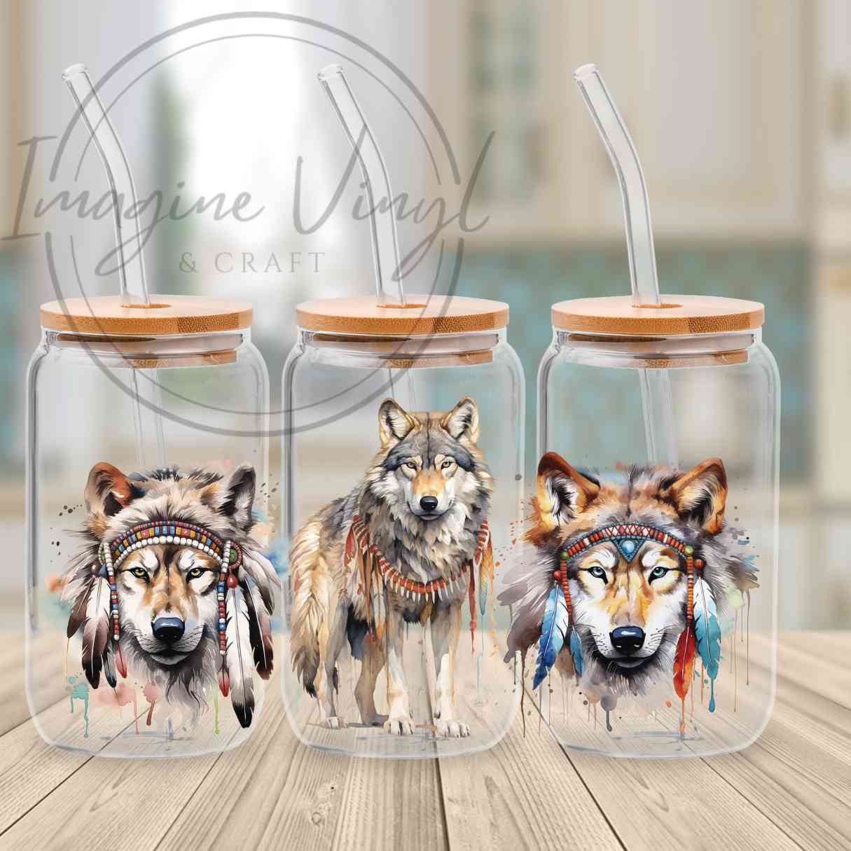 16oz UV DTF - Animal Kingdom