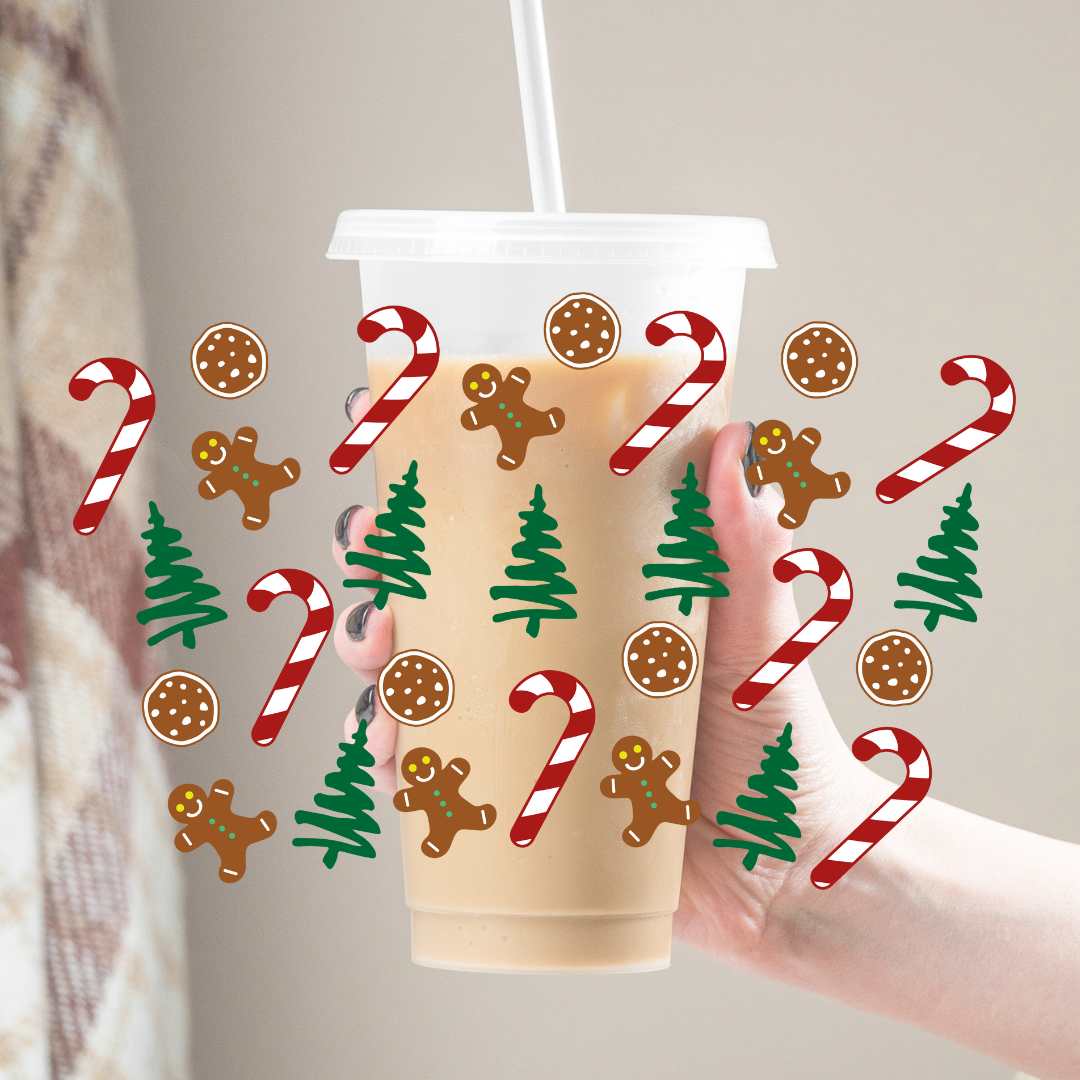 UVDTF 24oz Christmas Cold Cup Wraps