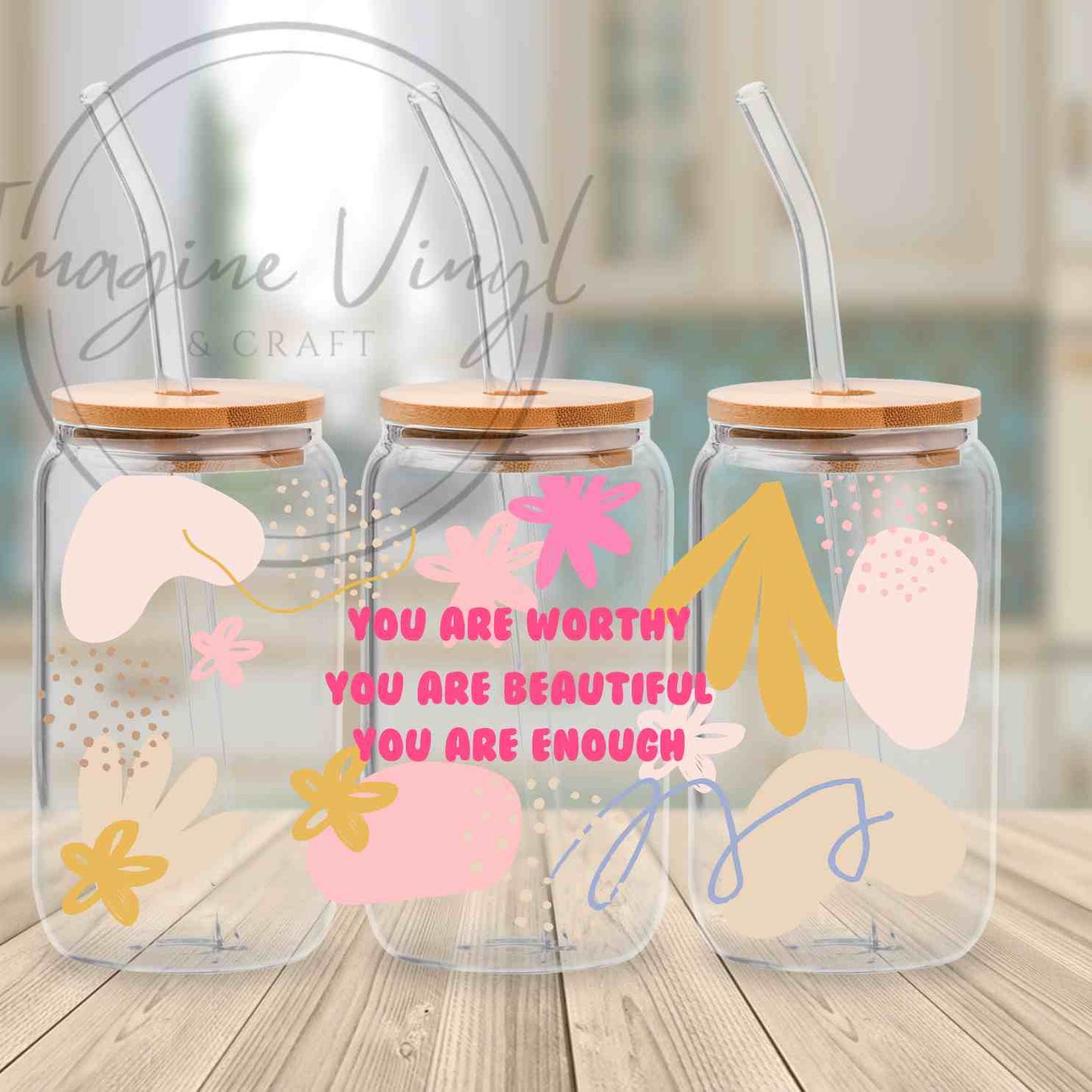 16oz UV DTF - You're Enough