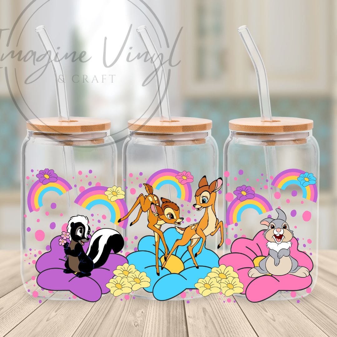 Secret -Bambi 16oz cup wrap