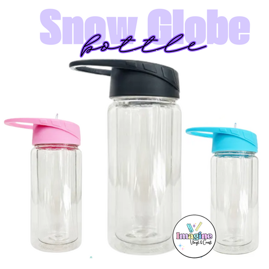 Pre-Order Kids Double Wall Snow Globe Drink Bottle