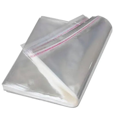 Sealable Cellophane Bags - 10 pack, A4/A3 size