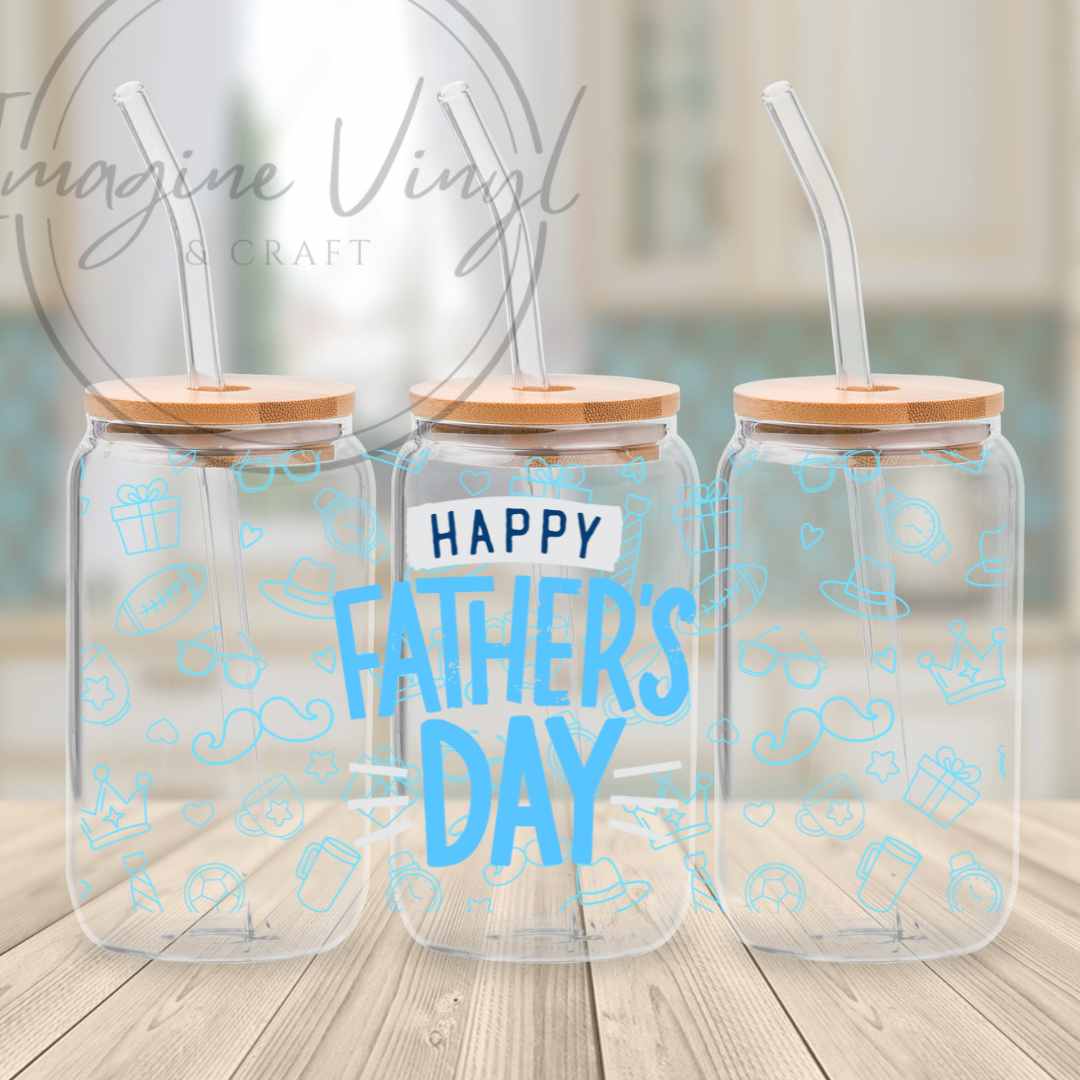 16oz UV DTF Wrap - Father's Day
