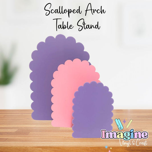 Scalloped Table Arch