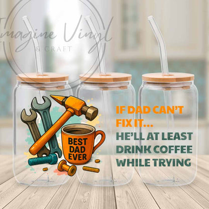16oz UV DTF Wrap - Father's Day