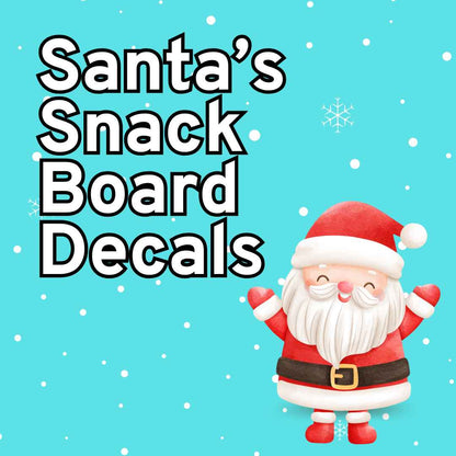 UVDTF Santa Snack Board Decals