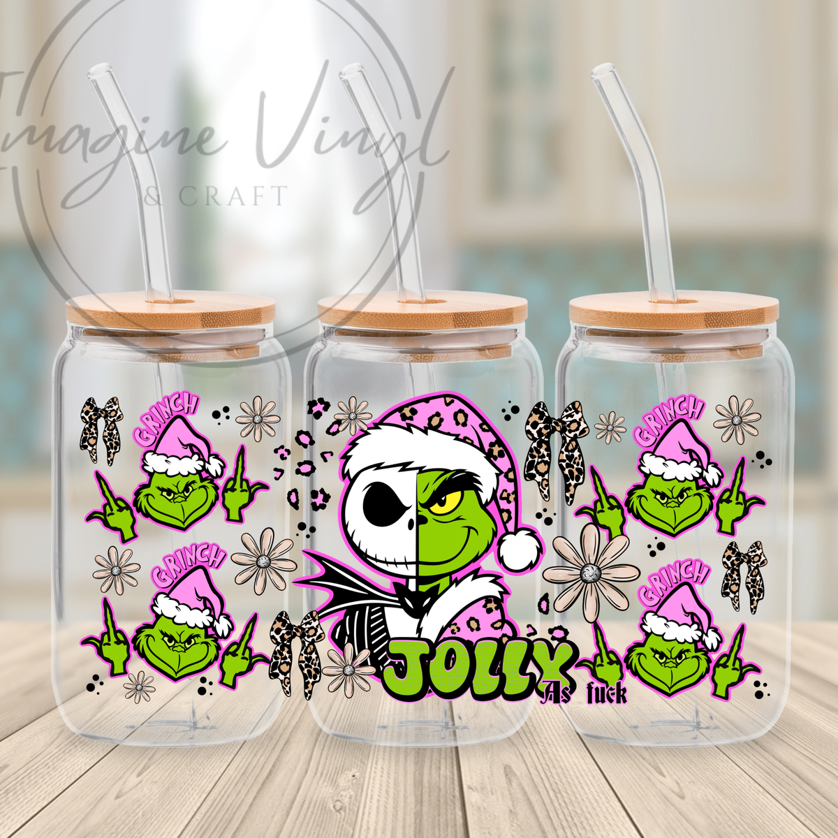 Part 2 grinch 16oz wraps