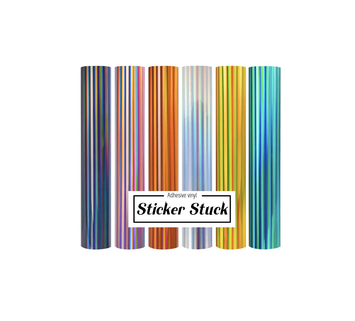 Sticker Stuck Holographic