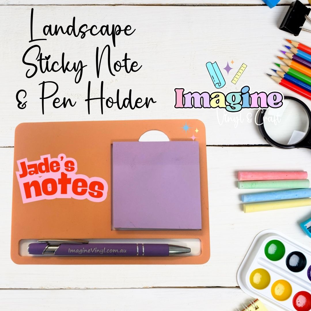 Landscape Sticky Note Holder – Imagine Vinyl