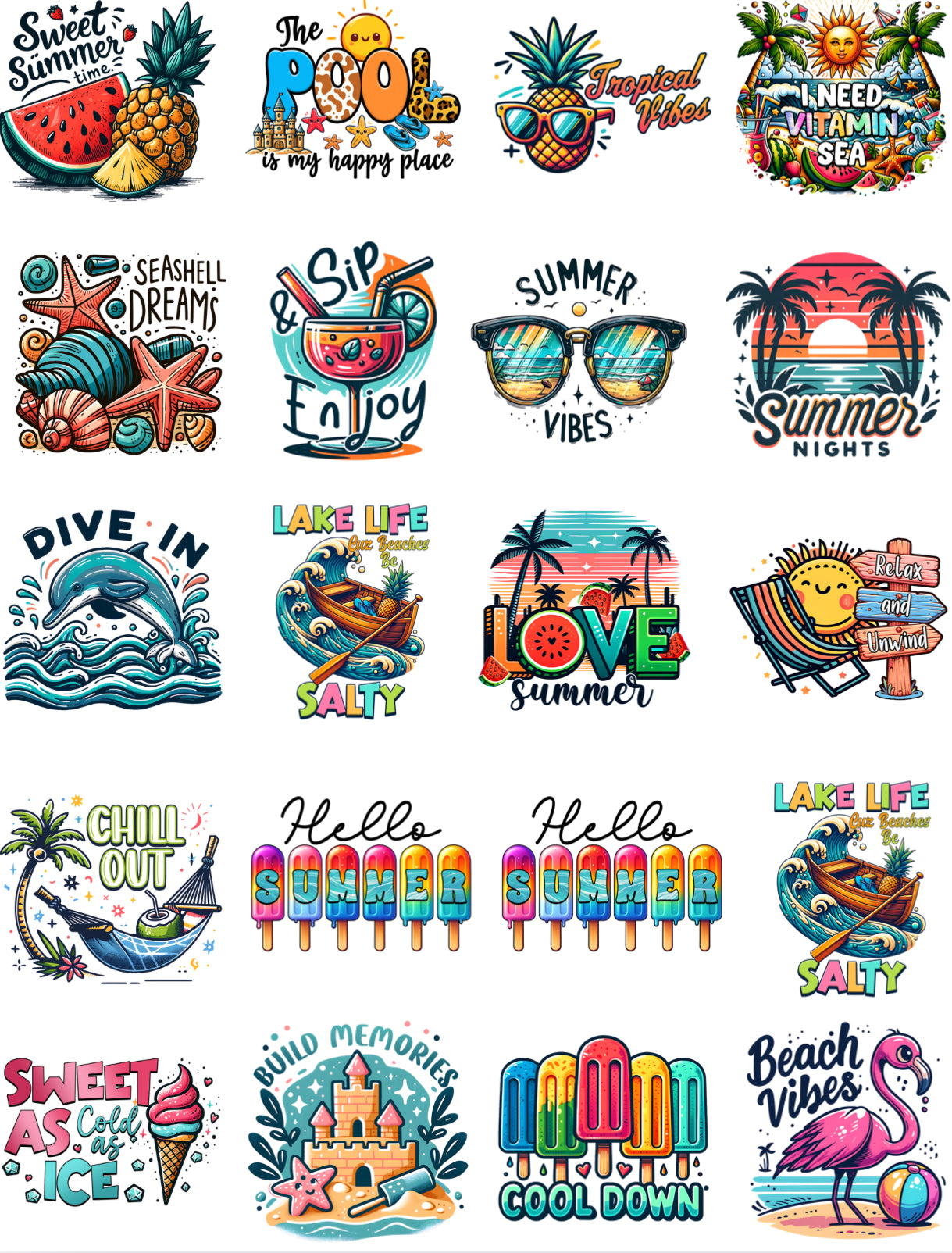 UV-DTF Keyring Decals