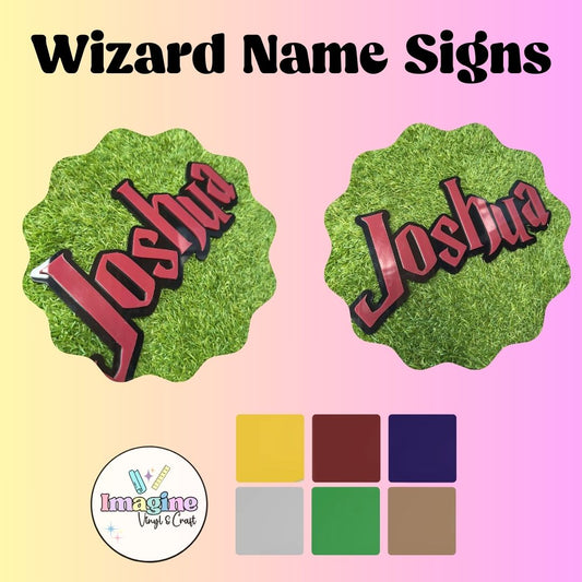 Wizard Name Signs