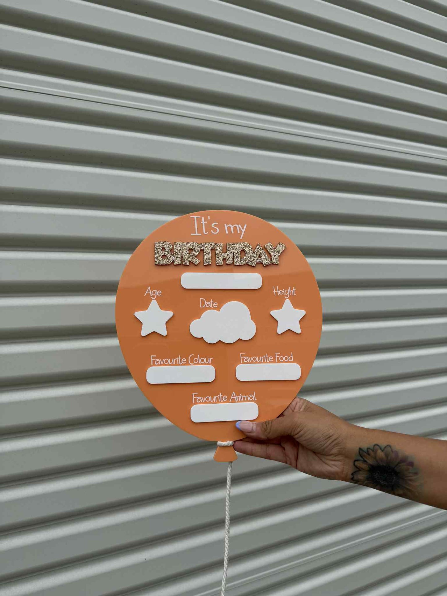 Acrylic Birthday Board