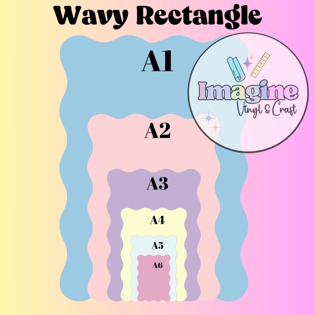 Wavey Rectable Wavy Rectangle Acrylic – Imagine Vinyl
