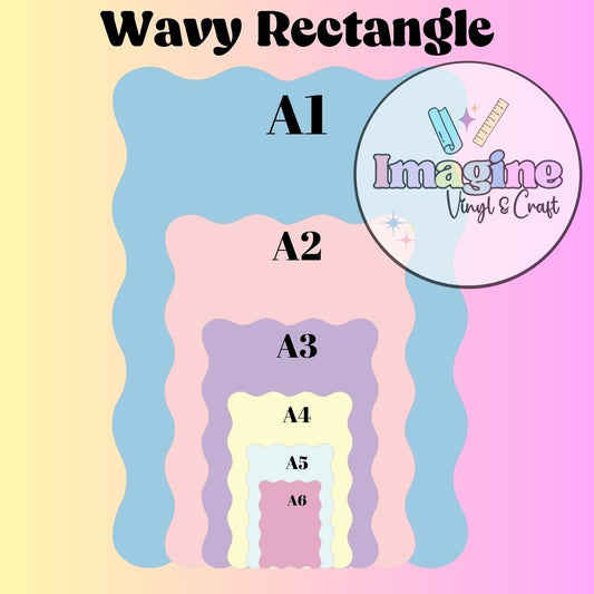 Wavy Rectangle Acrylic