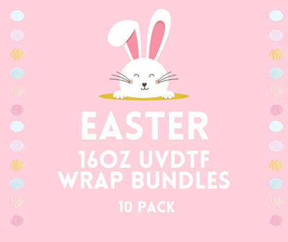 UV-DTF 16oz Easter Cup Wrap Bundles