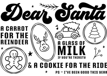 UVDTF Santa Snack Board Decals