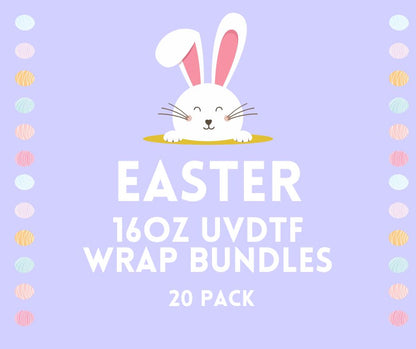 UV-DTF 16oz Easter Cup Wrap Bundles