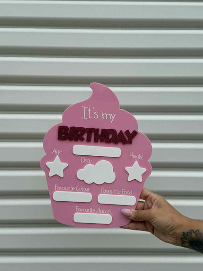 Acrylic Birthday Board