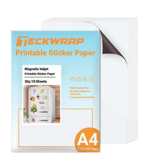 Teckwrap Magnetic Paper - 10 pack