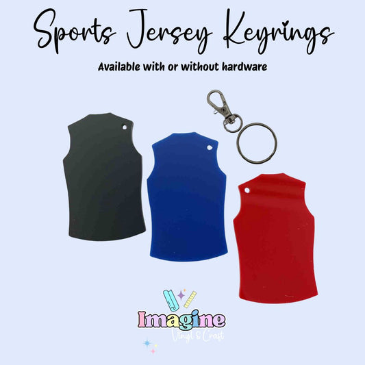 Sports Jersey Keyrings