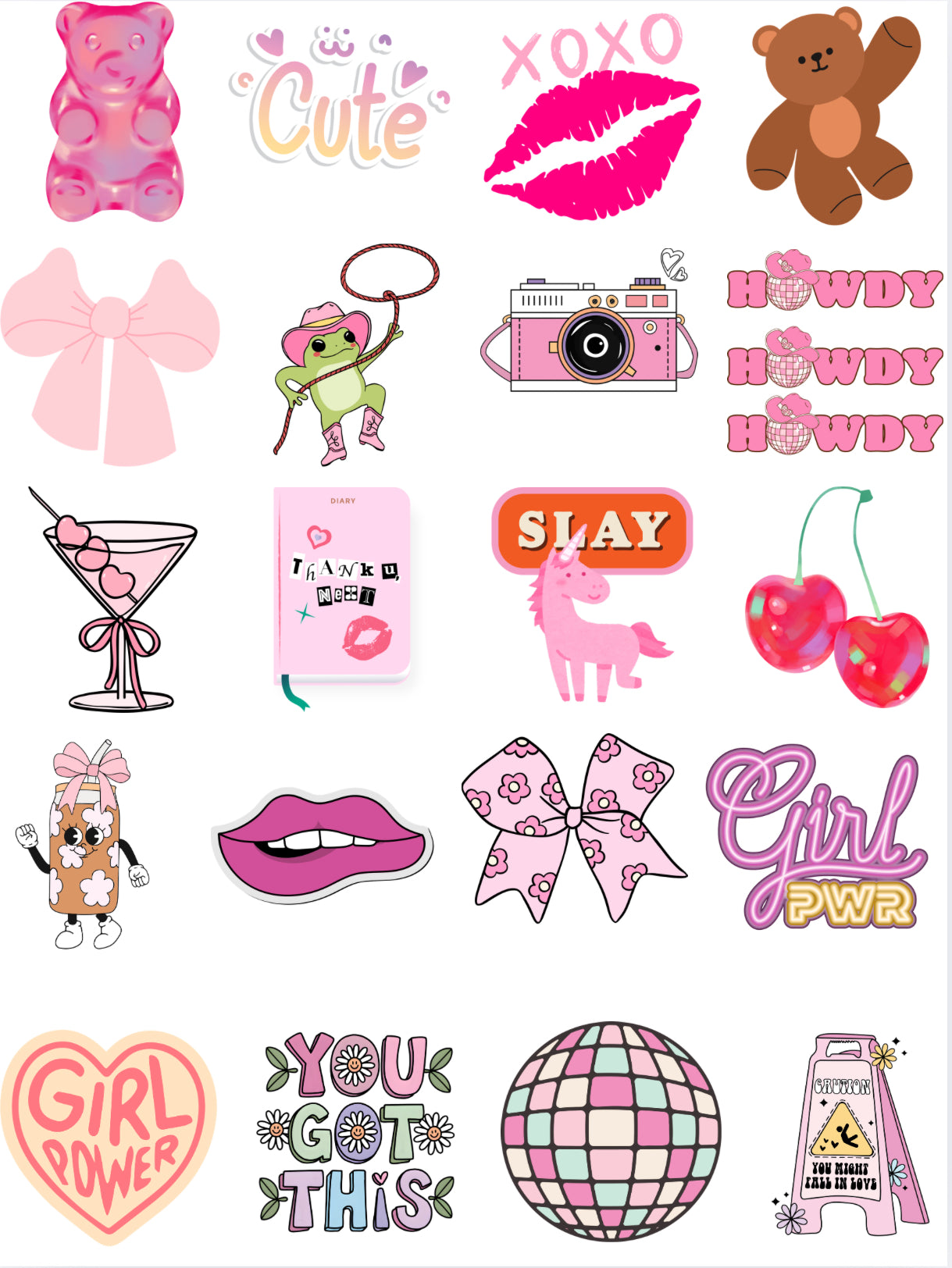 UV-DTF Keyring Decals