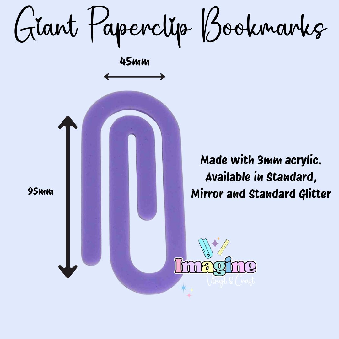 Giant Paperclip Bookmark