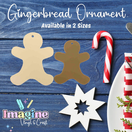 Gingerbread Ornament - 2 sizes
