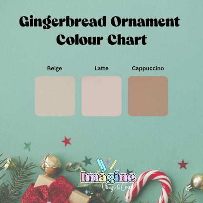 Gingerbread Ornament - 2 sizes