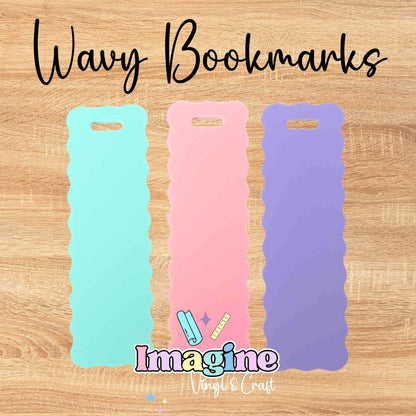 Wavy Acrylic Bookmark