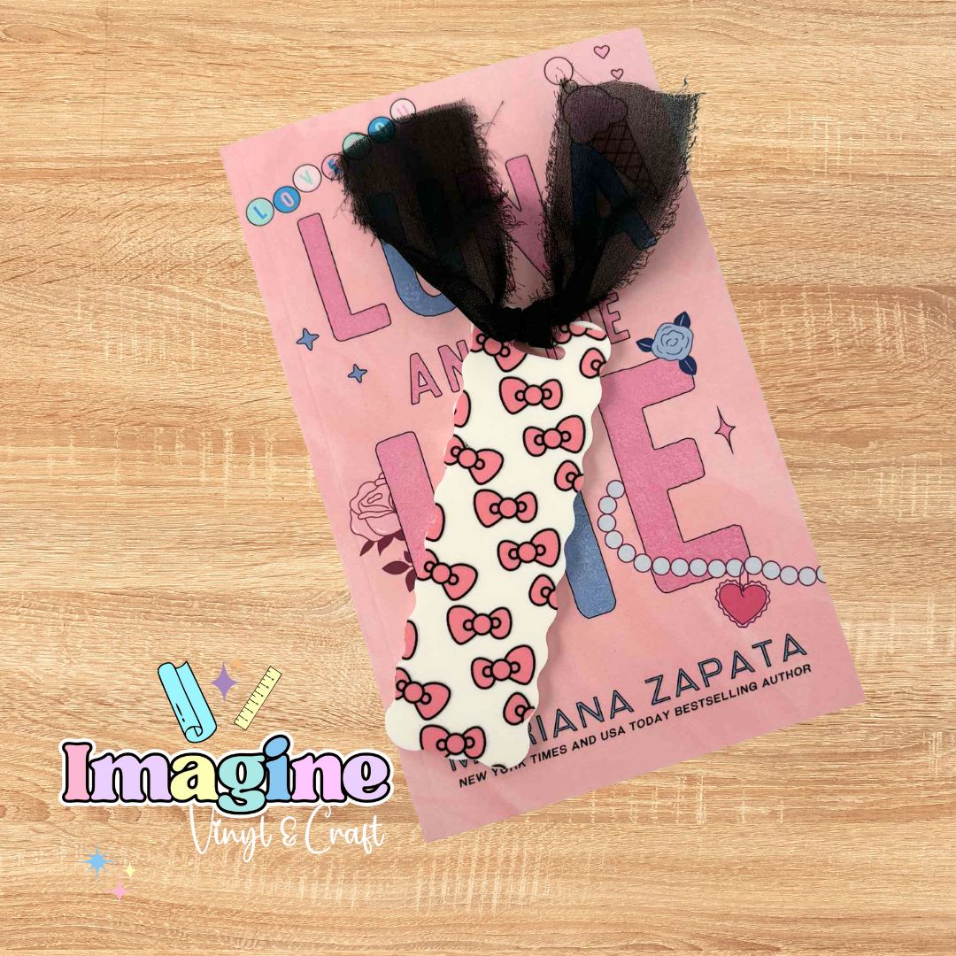 Wavy Acrylic Bookmark