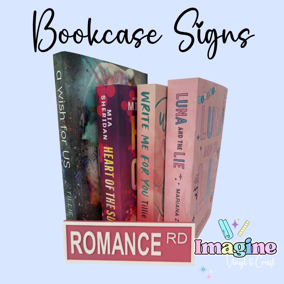 Acrylic Bookcase Mini Street Signs