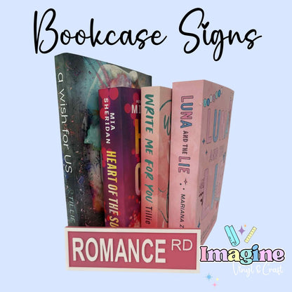 Acrylic Bookcase Mini Street Signs