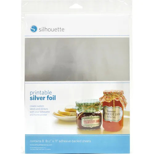 Silhouette Printable Silver Foil