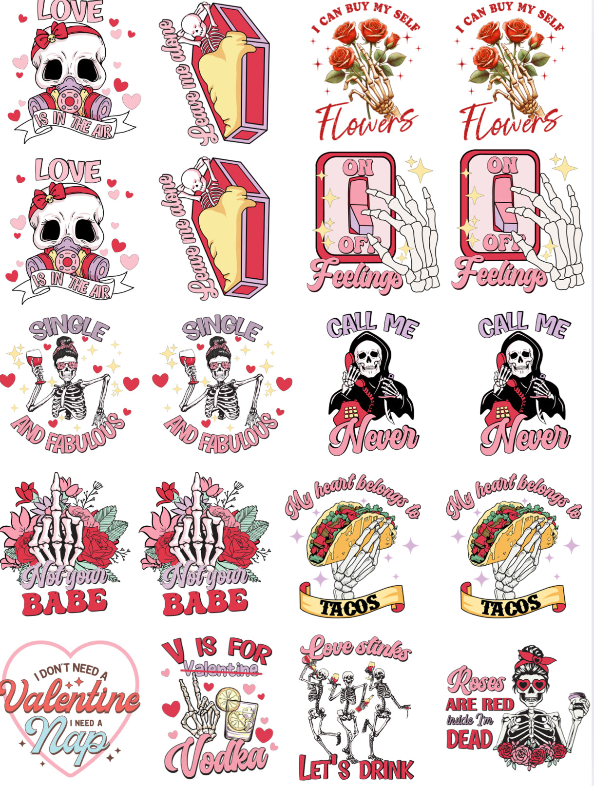 UV-DTF Keyring Decals