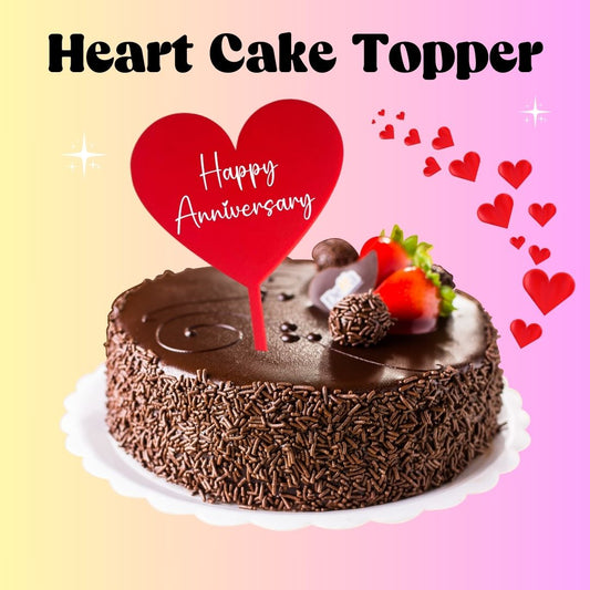 Heart Cake Topper
