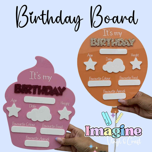 Acrylic Birthday Board