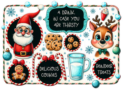 UV-DTF Santa Snack Board