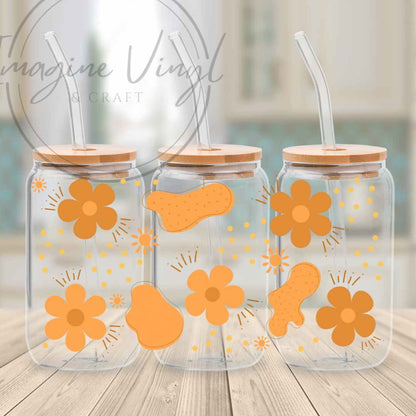 16oz UV DTF Wrap - Obviously Orange
